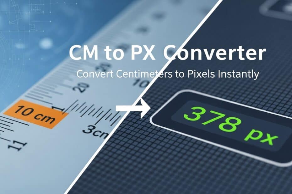 cm to pixel