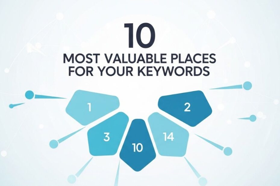 where to put seo keywords