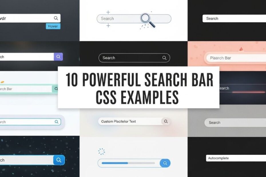 search bar css