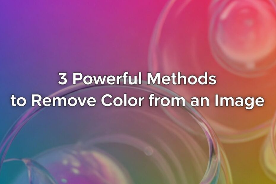remove color from image