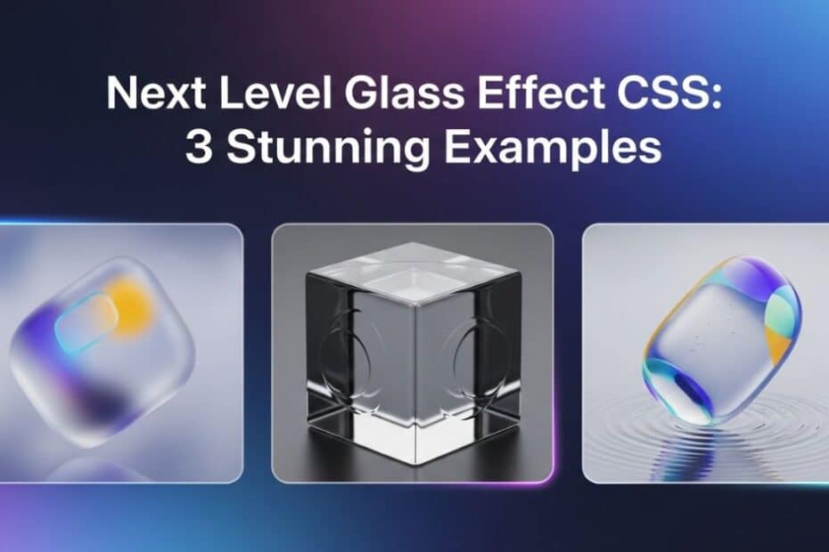Glass Effect CSS