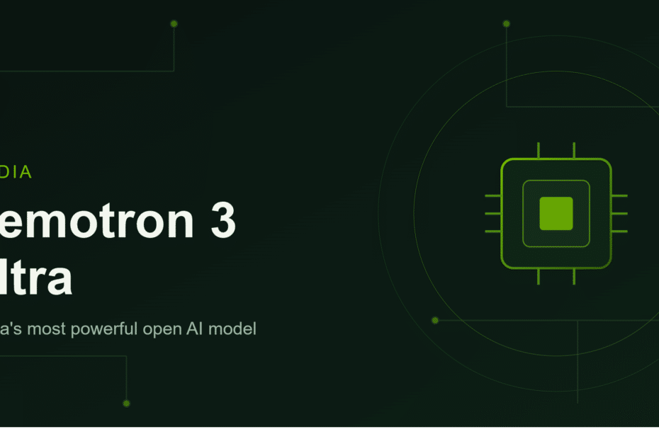 NVIDIA Nemotron 3 Ultra open weight AI model